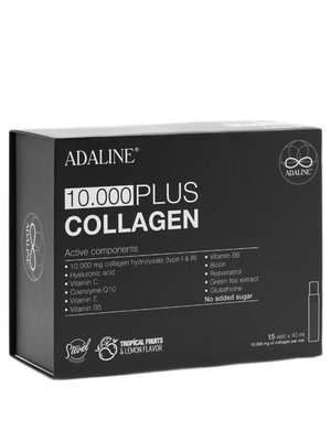 БАД Adaline® "Питьевой коллаген" 10000 PLUS во флаконах, 15 шт (жидкость)