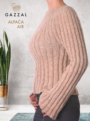 Пряжа для ручного вязания Gazzal Alpaca Air (Газзал Альпака Эйр) 87 коралловый 