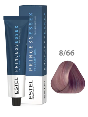 Крем-краска ESTEL PRINCESS ESSEX 8/66 светло-русый фиолетовый интенсивный 60 мл + оксид 6% 60мл