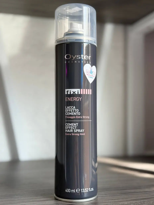 Лак экстра сильной фиксации Oyster Cosmetics Fixi Energy 400 мл