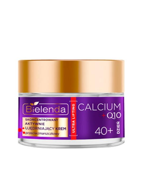 Концентрированный активно укрепляющий крем Bielenda Calcium + Q10 против морщин для дня 40+, 50 мл