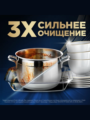 	Капсулы Finish Ultimate Plus All in one 96 шт. (2х48) купить на CrossVill