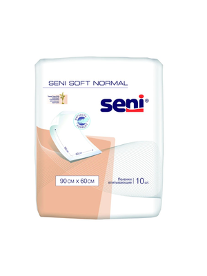 Пеленки впитывающие Seni Soft Normal 90 х 60 см, 10 шт