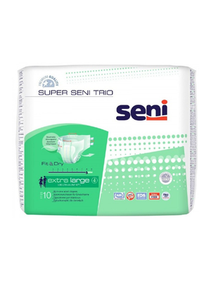 Подгузники для взрослых Super Seni Trio Extra Large, 10 шт