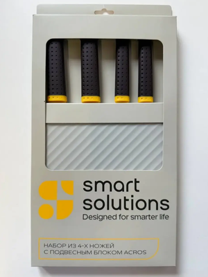 Набор из 4-х ножей с подвесным блоком Smart Solutions Acros купить на CrossVill