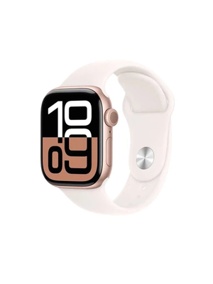 Умные часы Apple Watch Series 10 GPS 42mm Rose Gold Aluminum Case with Light Blush Sport Band - S/M (MWWH3)