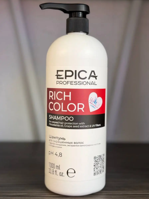 Шампунь для окрашенных Epica Professional Rich Color 1000 мл