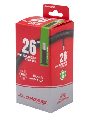 Велокамера STELS/CHAO YANG 26" x 2.30/2.50 с автовентилем 48 мм