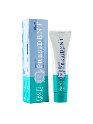 Зубная паста PRESIDENT Profi Ortho Braces, 50 г