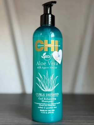 Шампунь для кудрявых и вьющихся Chi Aloe Vera With Agave Nectar 340 мл