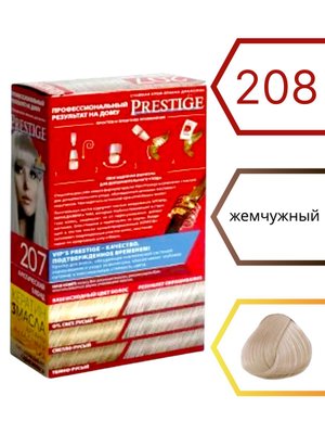 Стойкое окрашивание волос краской престиж 206 Жемчужный блонд, защита локонов от сухости
