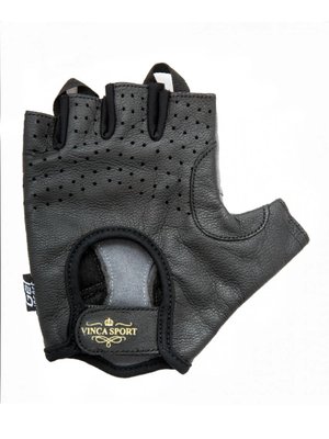 Велоперчатки кожаные Vinca sport VG 946 Royal man