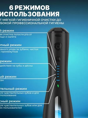 Портативный ирригатор для полости рта MIRU BIP-005, черный купить на CrossVill