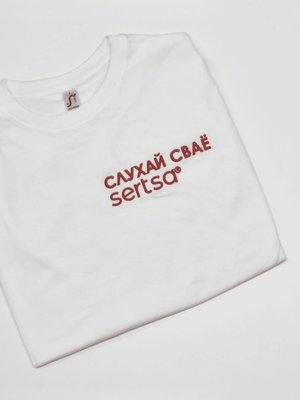  Майка с вышивкой sertsa®/СЭРЦА купить на кроссвилл