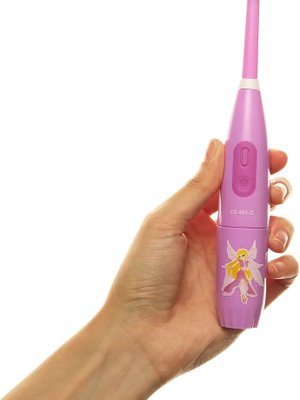 Электрическая зубная щетка CS Medica/Сиэс Медика KIDS CS-463-G, розовая