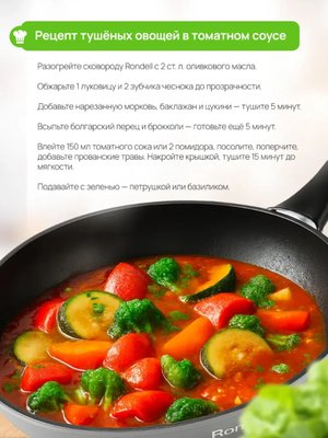 Сковорода 28 см с антипригарным покрытием RDA-1473 купить на CrossVill