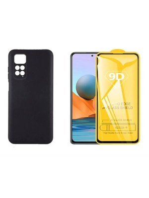 Чехол-накладка + защитное стекло 9D для Xiaomi Redmi Note 12 pro 4g