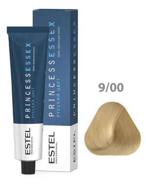 Крем-краска ESTEL PRINCESS ESSEX 9/00 блондин для седины 60 мл + оксид 6% 60мл