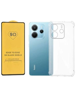Чехол-накладка + защитное стекло для Xiaomi Redmi Note 14