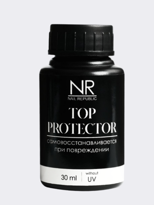 Топ NAIL REPUBLIC TOP PROTECTOR без UV фильтра, 30 мл