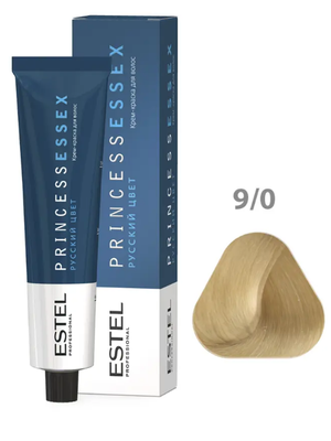 Крем-краска ESTEL PRINCESS ESSEX 9/0 блондин 60 мл + оксид 6% 60мл