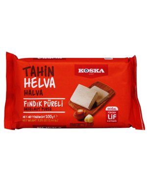Кунжутная халва KOSKA с пюре из фундука, 200 гр