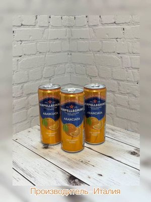 Напиток газированный апельсиновый "Aranciata"