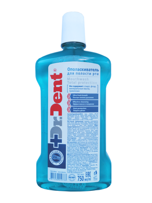 Ополаскиватель для полости рта Dr.Dent Total Protection, 750 мл