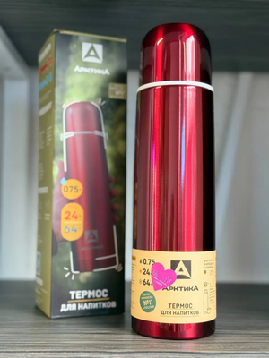 Термос Арктика 102-750 красный 750 мл
