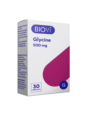 BioVi Глицин 500, таблетки 575 мг №30