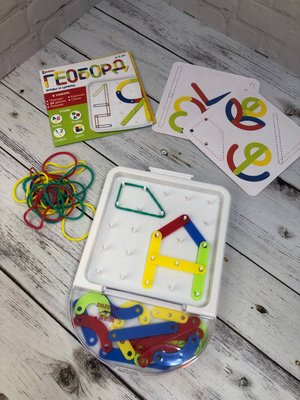 Геоборд "Буквы и цифры"