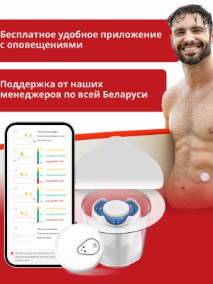  Система непрерывного мониторинга уровня глюкозы Sinocare iCan, для взрослых и детей с 2 лет, 2 комплекта 