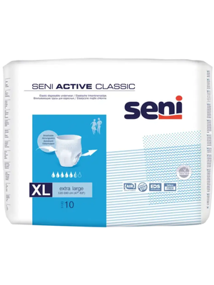 Впитывающие трусы для взрослых Seni Active Classic Extra Large, 10 шт
