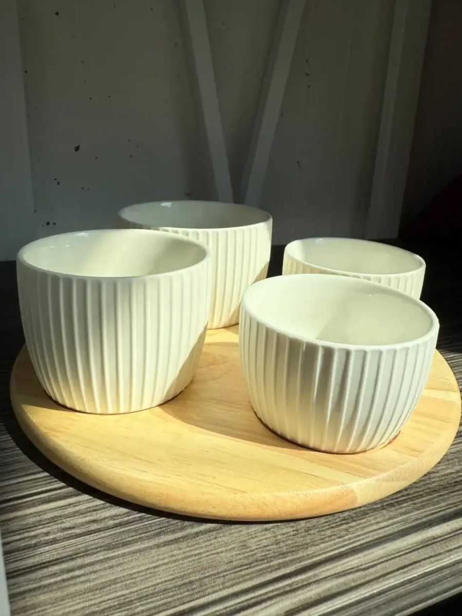 Менажница Liberty Jones Soft Ripples Dual Glazing 4 чаши купить на CrossVill