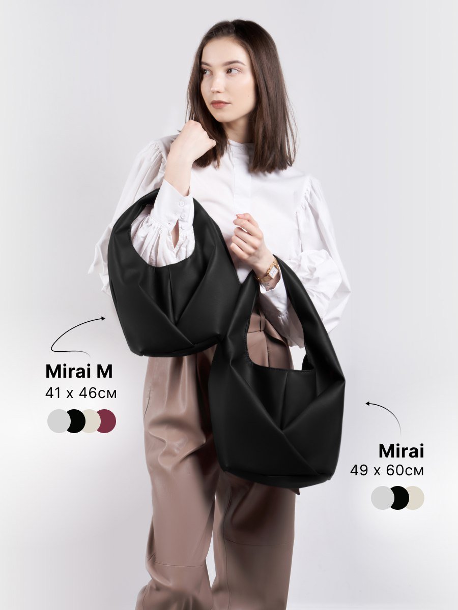 сумка черная Mirai/купить на CrossVill/Polisto
