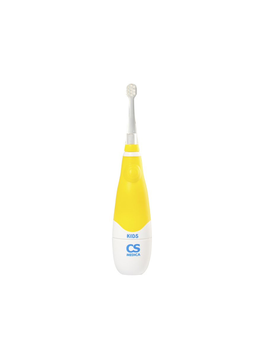 Детская электрическая зубная щетка CS Medica/Сиэс Медика CS-561 KIDS, желтая купить на кроссвилл