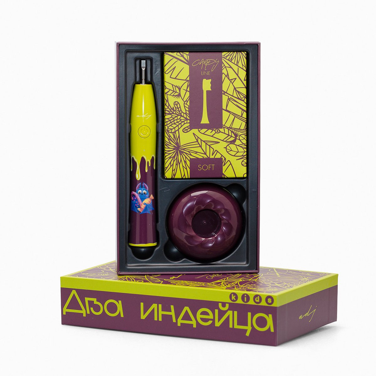 Электрическая зубная щетка ADJ модель CANDY LINE A 6 (Grape) купить на СrossVill