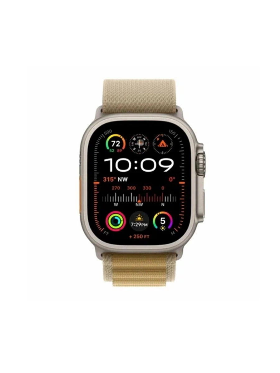 Умные часы Apple Watch Ultra 2 2024 GPS + Cellular 49mm Natural Titanium Case with Tan Alpine Loop - M (MX4F3) купить на CrossVill