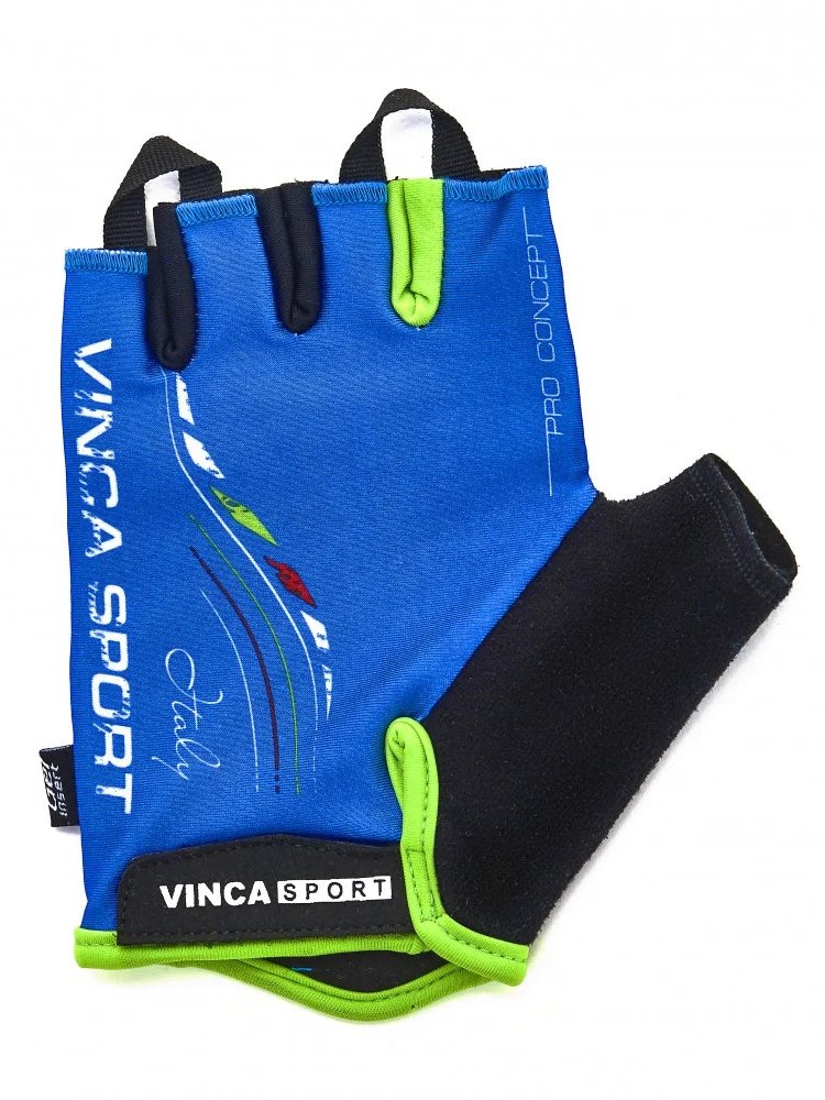 Велоперчатки Vinca sport VG 934 blue italy