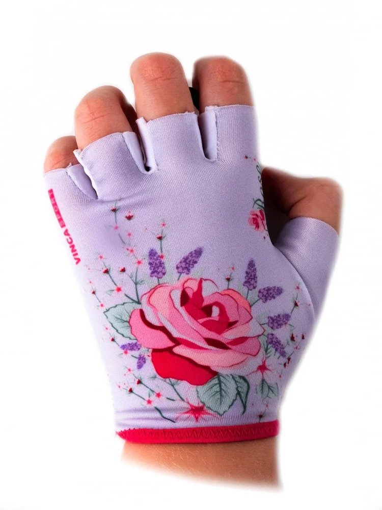 Велоперчатки детские Vinca sport VG 968 Rose